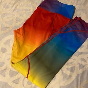 CnC rainbow leggings with pockets